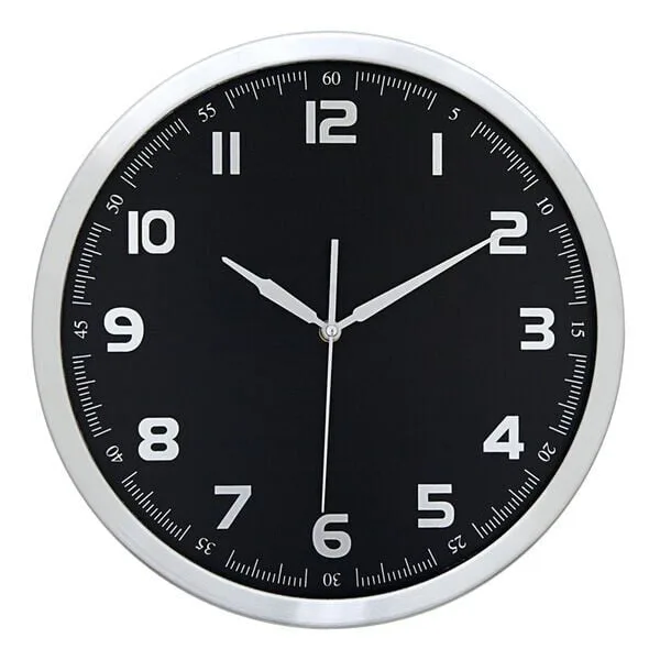 Bergama Alüminyum Duvar Saati (35 Cm)