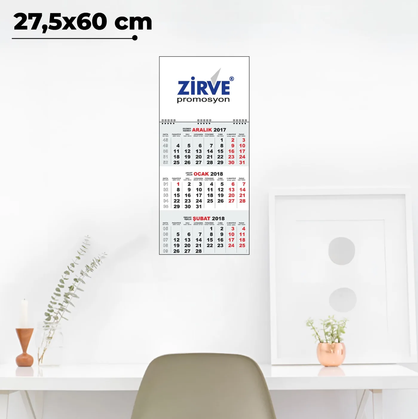 Küçük Gemici Takvimi Tek Spiralli