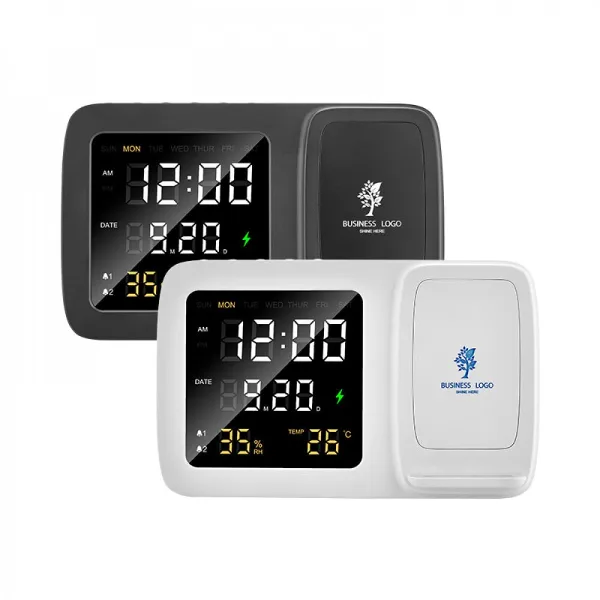 Wireless Şarj Cihazı & Dijital Saat